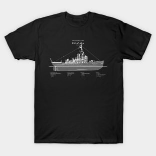 Escanaba wpc-77 United States Coast Guard Cutter - ABDpng T-Shirt